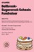 Pink flyer with clipart cookies and black print