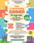 Different colorful boxes and different clipart school supplies